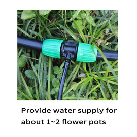 10 Pcs Barbed Tee 1/2 inch Tubing (1/2" ID x 0.6-0.63" OD) 16mm to 1/4 inch Irrigation Tube Anti-Drop Quality Fitting (Fits 13mm ID / 4mm ID)