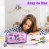Kuro-Mi Pencil Case, Pencil Case for Girls, Large Capacity Pencil