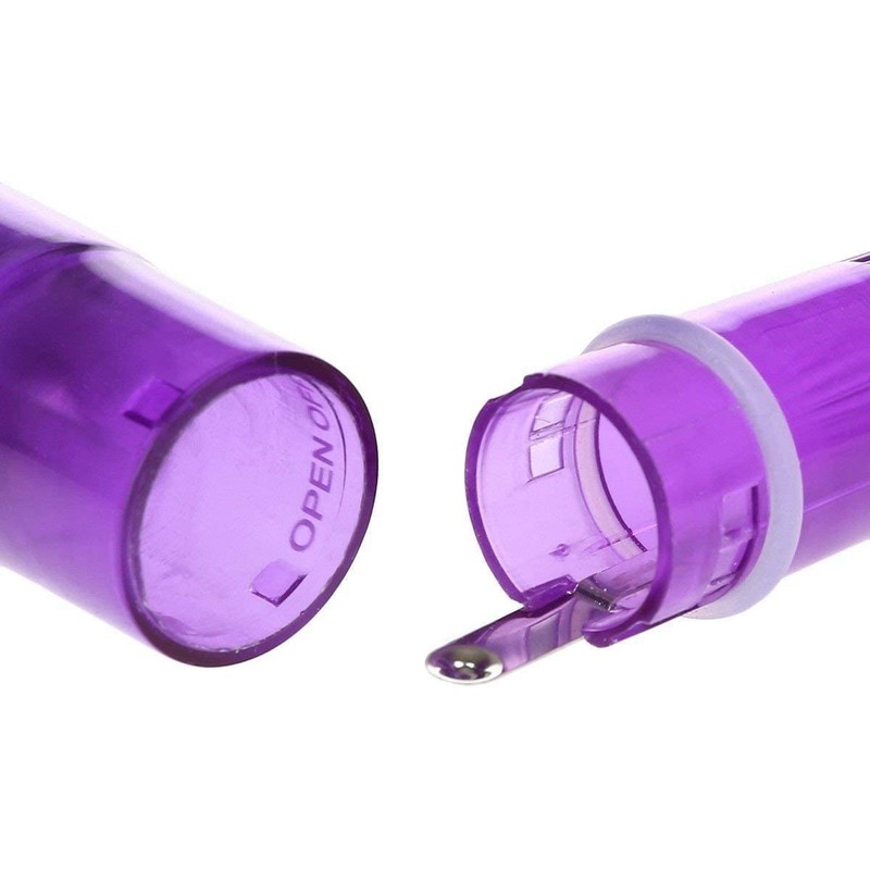Finever Mini Massager Handheld with 4 Heads Pocket Pen for