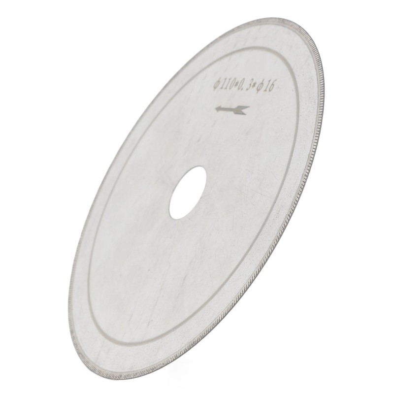 ILOVETOOL Gem Stone Cutting Saw Arbor 5/8" Rim 0.4mm 110mm