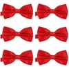 DonDon Set of 6 Men's Bow Ties 12 x 6