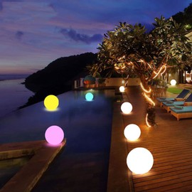 Soravl Floating Pool Lights Rechargeable, Color Changing Hot Tub Lights, Fully Waterproof led Lights IP68 with Remote, 3-inch Night Lights for Swimming Pool,Pond,Bathtubs,Fish Tank,Spa (4-Pack)