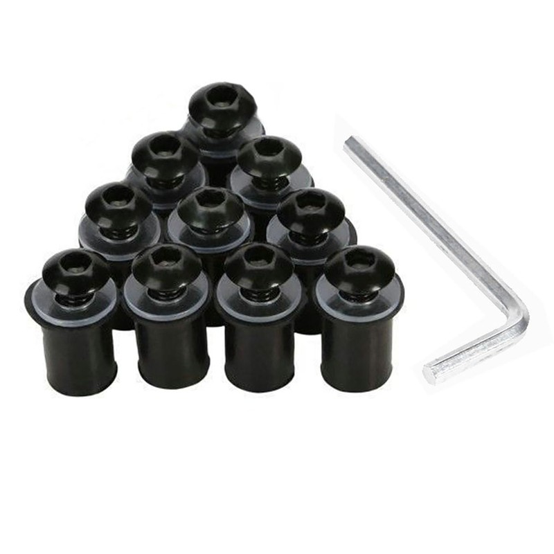 Mirhua Screen Bolts Set of 10 with Hex Wrench Windshield