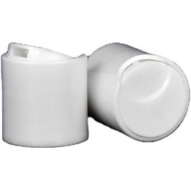 Generic 2 Pack white Press Down Disc Caps - Replacement - Spares for your Bottles