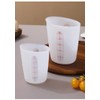 Mocrcrel Set of 3 Silicone Flexible Measuring Cups with Marking,