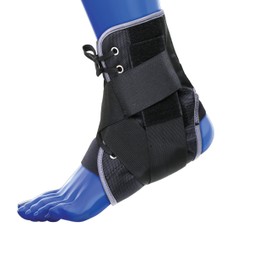 KEDLEY Lace Up Ankle Support Brace | Medical Grade Firm Adjustable Stabilizing Compression Strap Aiding Sprains Strains and Arthritic Ankles, Plantar Fasciitis, Achilles Tendonitis, Ligament Damage