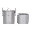 Boundless Voyage Titanium Rice Cooker Camping Cooking Pot Ultralight Camping