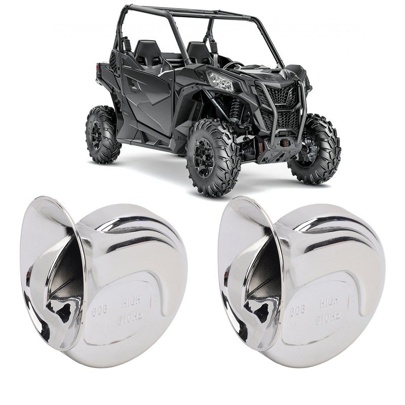 Pair of 12V UTV Horn Kit Super Loud with Switch