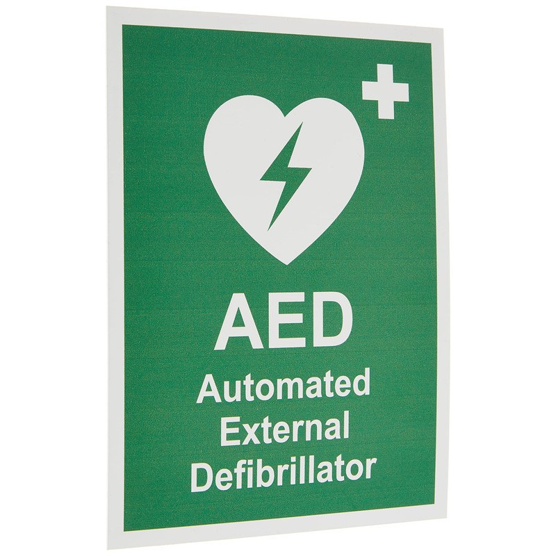 Seco AED Sign, Automated External Defibrillator 150 x 200 mm,