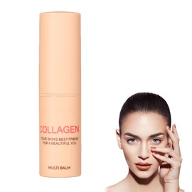 COWANIEE Pure Collagen Wand, Hydrating Eye & Lip Collagen Stick for Face, Anti Wrinkles Face Moisturiser Balm (7g）