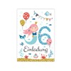 Minkocards 12 Invitations for Sixth Children's Birthday Girls Mermaid Invitations