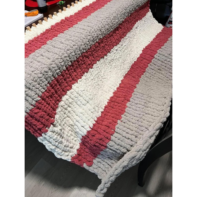 QWM 60“ Chunky Blankets Loom Knitting Looms Long Installation Free