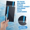 50 Pack Large 4 x 8 Inch Ticket Event Credential