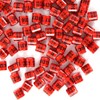 FULAIERGD 100Pcs Multicolor Aluminium Pigeon Leg Rings Dove Leg Rings