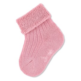 Sterntaler Baby Unisex Baby Socks, Baby Socks, Baby Socks, with Envelope and Ribbed Full Plush, Matt Pink