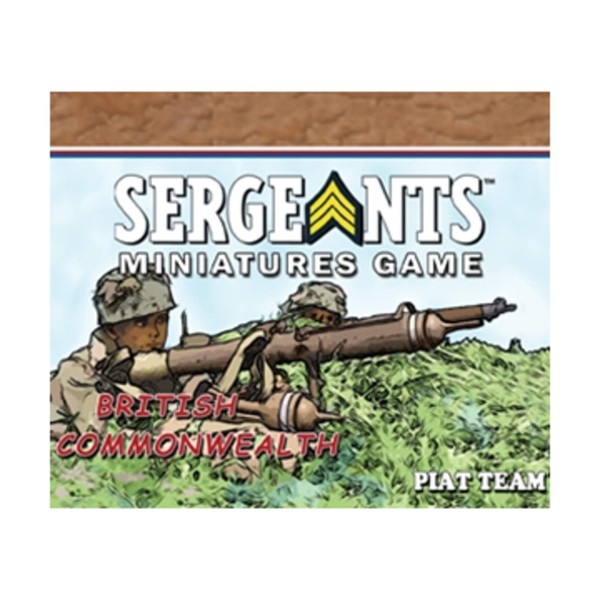 Sergeants Miniature Game - British Commonwealth Parachutists - PIAT Team