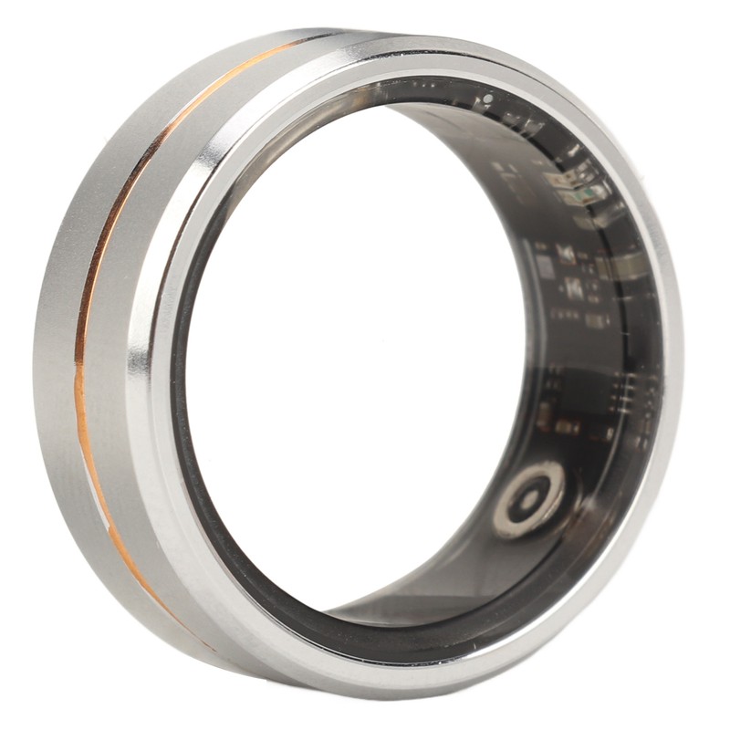 Smart Ring Silver Waterproof Remote Control Shooting Smart Health Tracker