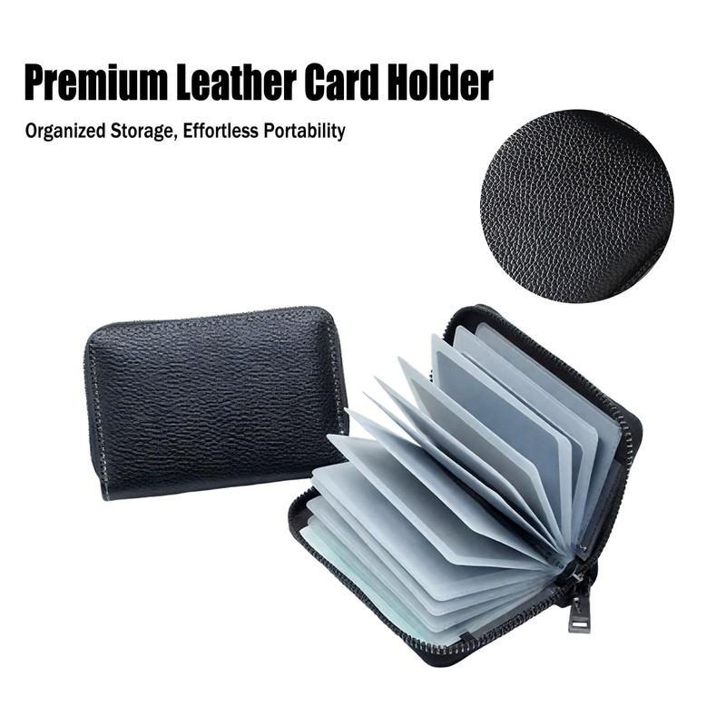 BOBOAR Business Credit Card Holder Organizer Wallet Binder Case Book