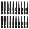 20PC Hex Head Allen Wrench Drill Bit Set, S2 Steel