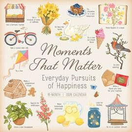 Moments That Matter 2026 Wall Calendar, 12" x 12"