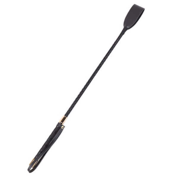 OBTANIM 18 Inch Riding Crop PU Leather Horse Whip Crop for Equestrian Horses