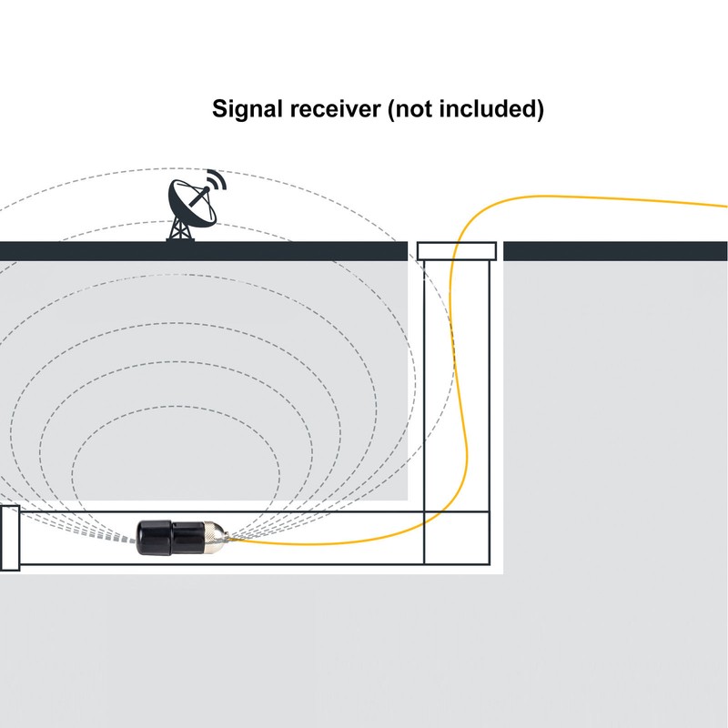 512Hz Transmitter Remote Sonde with Connector Steel Portable Pipe Locator