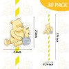 30 Pcs Winnie Baby Shower Decorations, The Pooh Baby Shower