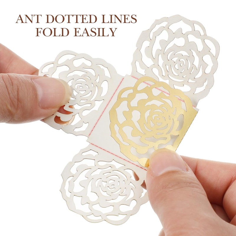 Truffle Wrappers Paper Candy Cups Gold Rose Truffle Cup Dessert