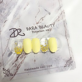 Dara Beauty March Art of the MonthForsythia Fresh Flower Nail❣ - Nail Glue / 다라뷰티 3월 이달의아트개나리 생화네일❣ - 네일글루