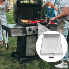 Unbranded Grill Accessories Drip Pan Stainless Steel Grease Drip Tray Drip Pan Tray Kit