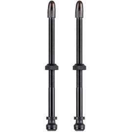 SCHWALBE Unisex's UTLV Tubeless Valve Pair, Black, 100mm