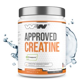WFN Approved Creatine - Creapure - Creatine Monohydrate Powder - 500 g Tin - Pure Creatine Powder - Vegan - Neutral & No Additives - 166 Servings - Made in Germany - Externally Laboratory Tested