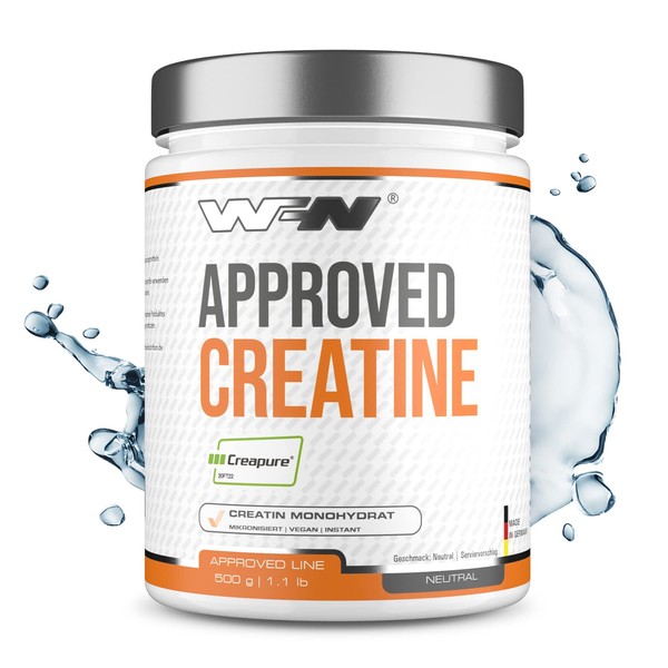 WFN Approved Creatine - Creapure - Creatine Monohydrate Powder -