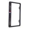 1Pc Camaro 3D Emblem Black Stainless License Plate Frame Rust