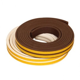 E-Type Window & Door Weatherstrip - Draft Stopper for Gaps, Front Doors Windproof White