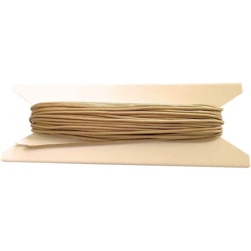 0.9mm Tan Window Blind Cord, String (25 feet)