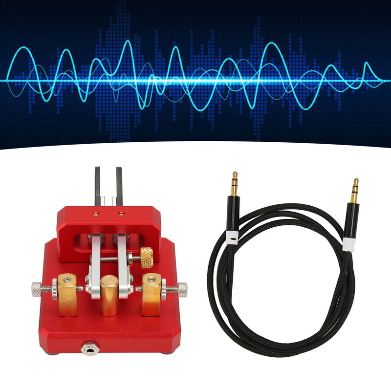 Morse Code Key Double Paddle Automatic Shortwave Portable CW Morse