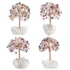 Nupuyai Colourful Crystal Tree of Life Gemstone Feng Shui Tree