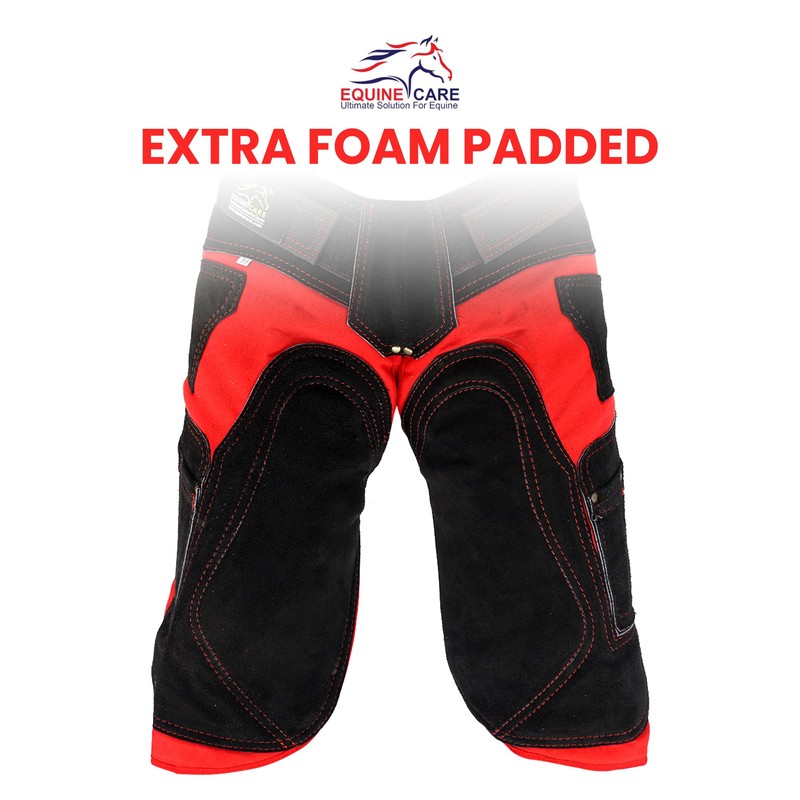 Equine Care Farrier Apron Chaps 2mm Cowhide Leather, 500 GSM