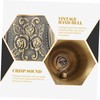 Mikinona 3pcs Retro Hand Bell Service Bell for Restaurant Home