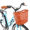 Simplbikes Canasta Plástica Tipo Mimbre para Bicicleta