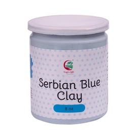 Serbian Blue Clay Powder 8 oz (227g) - 100% Natural Cambrian Clay For Skin & Soap Making - By Yogi's Gift®
