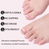 Puntas para uñas de los pies, 216 piezas de uñas