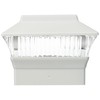 GSL SS-GSL-PL244W Solar Square PVC Post and Fence Mount (Set
