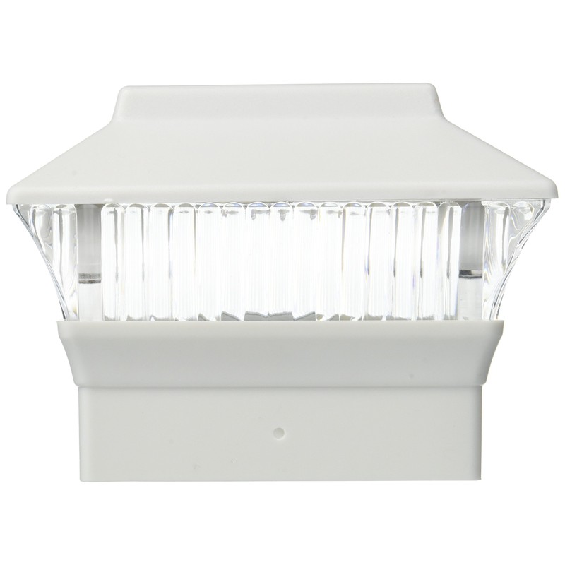 GSL SS-GSL-PL244W Solar Square PVC Post and Fence Mount (Set
