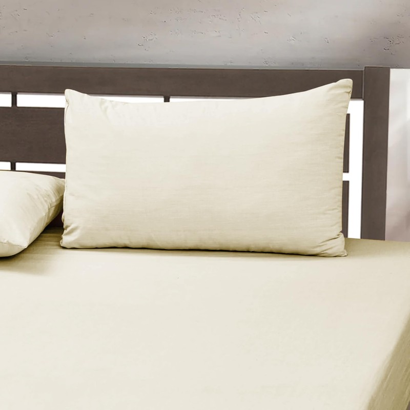 My home store Fitted Sheet 25 cm Deep Brushed Microfiber
