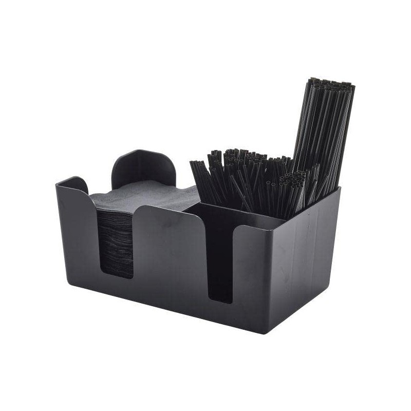 Genware Black Bar Caddy 24cm X 15cm - Single of