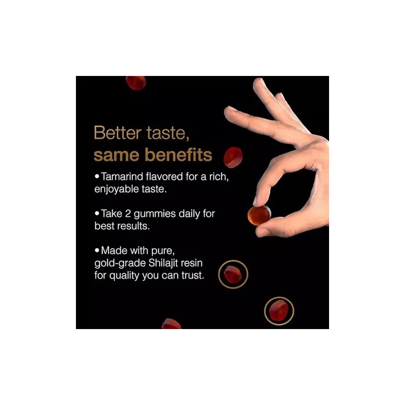 2pc Gomitas Shilajit-energía, Vitalidad, Memoria-60gominolas