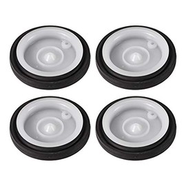 uxcell Solenoid Valve Water Inlet Seal Ring Gasket Normally Closed Seals Sealant Kits Accessories 1/2'' Thread 4pcs