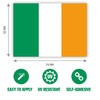 10 x Irish Flag Stickers - Ireland Stickers - for
